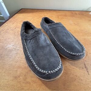 L.L. Bean men’s 8 M Mountain Mocha Scuff tan slip on loafer slipper